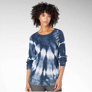 Nic+Zoe Braided Dreams Tie Dye Pullover Long-Sleeve Sweater
